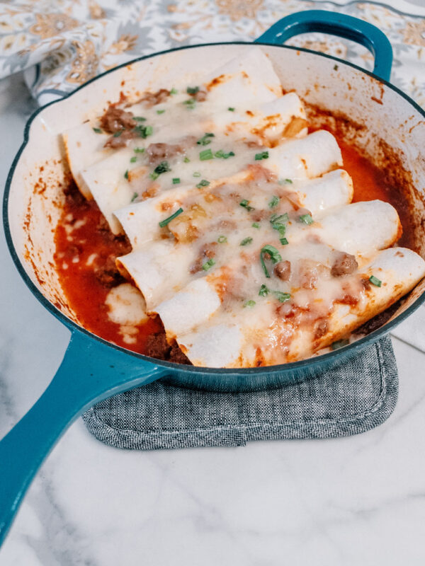 Receita de Enchiladas de Carne Moída